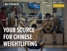 Tablet Screenshot of chineseweightlifting.com
